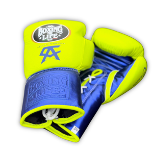 Gants de boxe professionnels à lacets, personnalisables avec logo, pour entraînement et sparring, pour la boxe, la gym, le MMA, le Muay Thai, la compétition. - Product Image 3