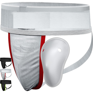 SAMROZ SPORTS Protège-entrejambe durable en PU pour la boxe, le Muay Thai, le kickboxing et l'entraînement MMA Arts martiaux - Product Image 4