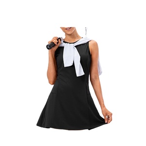 Vestido Deportivo Personalizado para Pickleball y Tenis con Pantalones Cortos Incorporados, Vestido de Pádel sin Mangas de una Pieza para Mujer con Bolsillos - Product Image 5