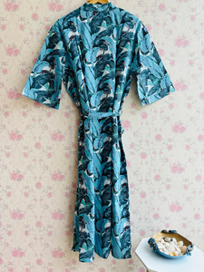 ชุดคลุมอาบน้ำพิมพ์ลายกิโมโนผ้าฝ้ายยาวสำหรับเพื่อนเจ้าสาวชุดของขวัญสำหรับเพื่อนเจ้าสาวชุดคลุมผ้าฝ้ายชายหาด - Product Image 6