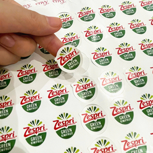 สติกเกอร์ไวนิลกันน้ำที่กำหนดเองม้วนลอกง่ายสำหรับซูเปอร์มาร์เก็ตและตลาดเกษตรกร-ฉลากผลไม้และผักที่มีกาวในตัว - Product Image 2