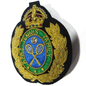Handmade Embroidered Bullion Badges Eco-Friendly Nickel-Free Washable New Style OEM Service Wholesale High Quality Custom Badges - Product Image 4