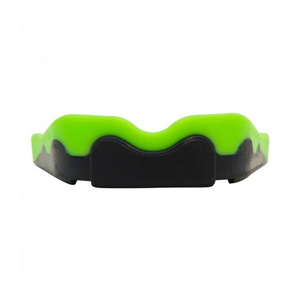 Protège-dents en silicone double couche vert, moulable, équipement de sport protecteur, boxe, adultes, ajustement universel, design léger, personnalisable - Product Image 2