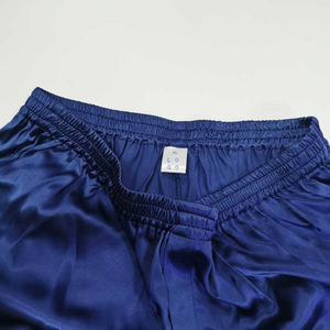 100% Silk Anti-Static <b>Boxer</b> Shorts Crocheted Waist Logo Premium Luxury Soft Breathable for Men - Product Image 2