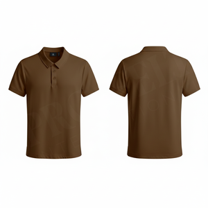 Fabricant de vêtements - Polo à manches courtes décontracté en coton mélangé respirant pour l'été - T-shirt uni de golf - Product Image 3