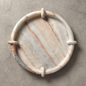 Premium Polished Marble Serving <b>Tray</b> Irregular Shape Elegant Decor Luxury Home Accessories <b>Party</b> Dish - Product Image 4