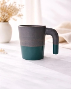 Ceramic Coffee Mug Matte Finish Solid Color Minimalist Design Home Use - Product Image 6