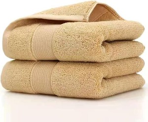 Serviette de bain en coton de couleur unie, rectangulaire, teinte unie, pour usage domestique, serviettes douces pour la peau - Product Image 5