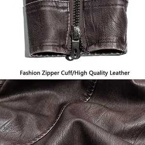 Chaqueta de Cuero para Hombre, Talla Grande, para Uso en Exteriores en Invierno, con Etiqueta Privada Personalizada - Product Image 6