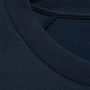 T-shirt à manches courtes pour homme, bleu marine, col rond, coupe classique, couleur unie, coton jersey, logo imprimé sur le devant - Product Image 6