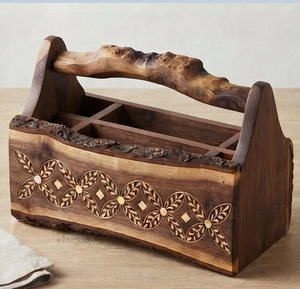 โต๊ะวางของไม้ดีไซน์ทันสมัย งานแฮนด์เมด แกะสลักลวดลายสวยงาม ราคาไม่แพง - Product Image 3