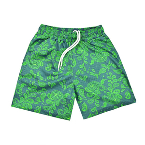 Men's High Street Style Customizable Logo 100% Polyester Breathable Quick Dry <b>Mesh</b> Shorts with Elastic Waist and Pockets Shorts - Product Image 5