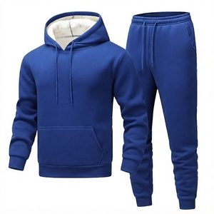 Ensemble de survêtement personnalisé pour homme : pull d'entraînement à manches longues et pantalon de sport assorti – Confortable et léger pour le fitness - Product Image 6