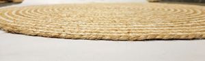 <b>Round</b> Natural <b>Carpet</b> Braided Jute Rug for Home Decor Traditional Handmade Jute Rug Handwoven Jute Rug At Best Price - Product Image 4