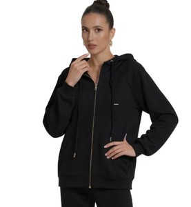 Zip-up 100% Cotton Full Sleeve Hoodie Hooded Sweatshirts for Women with a Loose Fit Featuring a Zip-Up Design Long Sleeves - Product Image 1