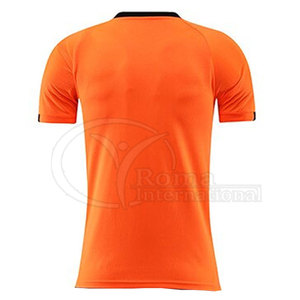 Camiseta Deportiva de Fútbol de Secado Rápido Personalizable con Logotipo Frontal Impreso por Transferencia Térmica, Nombre del Equipo, Cuello en V, Manga Corta, Unisex, 100% Poliéster - Product Image 2