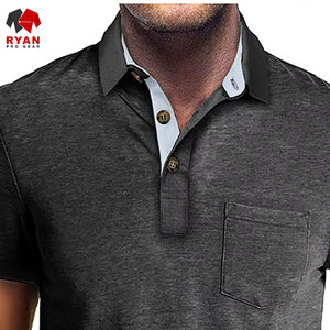 Chemises polo, créez votre propre design, Ryan Pro Gear, haute qualité, design personnalisé, couleur personnalisée, étiquette de taille, fabrication en usine - Product Image 2