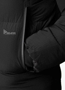 Factory Winter Down <b>Jacket</b> Customizable Garment Color Logo Fabric Outdoor <b>Long</b> Style <b>Men's</b> Thickened Coat - Product Image 4