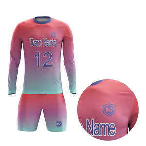 Camiseta de Fútbol Corta Personalizada al por Mayor de Fábrica, Sublimada, Transpirable, que Absorbe la Humedad, Uniformes de Entrenamiento Profesionales - Product Image 3
