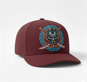 Gorra Trucker Transpirable con Malla en la Parte Trasera y Bordado, Gorra Casual para Hombre con Detalle de Costuras en el Panel Frontal - Product Image 5