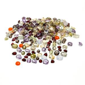 Natural Mixed Loose Gemstone Lot Multi Color Shapes Sizes Gemstones For Jewelry Making Wholesale Craft Supplies - Product Image 4