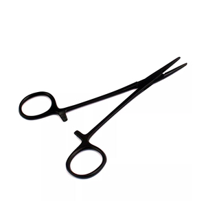 Mosquito Hemostat Forceps Straight Stainless-Steel Manual Black Color 5" Surgical Instruments CE Certified - Product Image 1