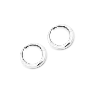 Pendientes de Plata de Ley 925 con Bisel Minimalista Plateado SKU7627, para Regalos de Boda, Compromiso y Fiesta - Product Image 2