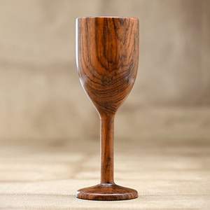 RR ENTERPRISES Handcrafted <b>Wooden</b> Drink <b>Cup</b> Durable and Rustic Aesthetics for Beverages India - Product Image 1