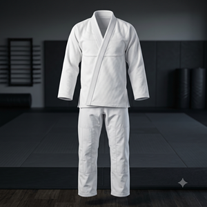 Uniforme de Karate Directo de Fábrica, 100% Algodón Elástico, Tejido Ligero Tipo Perla, Legal para IBJJF, Impresión por Serigrafía, OEM, Venta al Por Mayor - Product Image 5