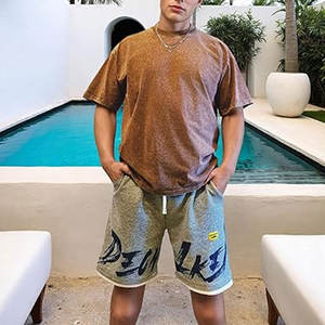 Camiseta Oversize para Hombre, Paquete de 2, Unisex, Estilo Vintage, Lavado Ácido, Camisetas Holgadas, Negras y Multicolores, Manga Corta, Corte Casual y Holgado - Product Image 4