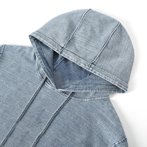 Nueva Llegada SGRho Soro Sudadera con Capucha de Mezclilla Bordada para Mujer, Sudadera con Capucha de Mezclilla, Ropa de Hermandad Griega, Sudadera con Capucha de Mezclilla Vintage Personalizada - Product Image 5