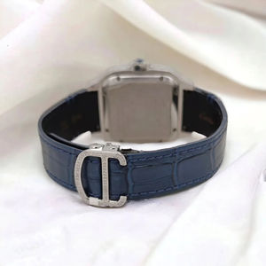 Nouvelle Arrivée Montre de Luxe pour Homme en Or Blanc Entièrement Sertie de Moissanite Taille Ronde, Affichage Analogique Classique Chiffres Romains, Verre, Idéal Cadeau - Product Image 5