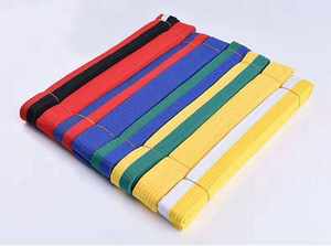 Ceintures de karaté, arts martiaux, judo, BJJ, taekwondo en coton de différentes couleurs - Product Image 5