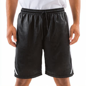 Pantalones Cortos Deportivos Vintage de Baloncesto para Hombre, 100% Poliéster, con Cordón en la Cintura, Pantalones Cortos de Malla para Correr por la Calle - Product Image 2