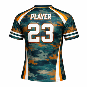 ชุดยูนิฟอร์มลาครอสแบบสั่งทำขายส่ง เสื้อเจอร์ซีย์แบบซับลิเมชั่น ระบายเหงื่อ ป้องกันรังสียูวี พร้อมสกรีนชื่อทีม รับผลิตแบบ OEM ODM จากผู้ผลิตชุดกีฬา - Product Image 3