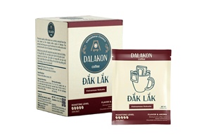 Venta al por mayor de alta calidad 100% de café molido tostado Dalakon Dak Lak 0,25 kg Robusta Blend HACCP High Toast Vietnam Coffee Kafei - Product Image 2