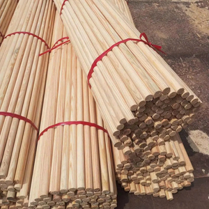 Manche de balai en bois de pin écologique – Finition lisse poncée, grain naturel, tailles personnalisées OEM/ODM - Product Image 1