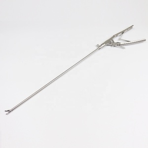 Laparoscopic Instruments Straight Curved Laparoscopy Needle Holder <b>Driver</b> Laparoscopic Needle Holder <b>SET</b> BY DENTRIC IMPLANTS - Product Image 1