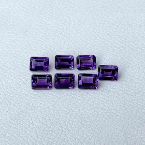 Venta Directa de Fábrica: Piedra Preciosa Suelta de Amatista Africana Púrpura Natural de 6x8mm, Corte Octogonal Facetado, Claridad Ojo de Pez, para Pedidos al por Mayor - Product Image 4