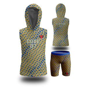 Maillots de football américain à drapeau personnalisés à capuche, compression 7 contre 7, entièrement sublimés, uniformes d'équipe pour hommes et femmes, respirants et légers - Product Image 1
