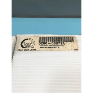 Tuyau isolant AMAT 0200-00071 200 MM EXT QTZ - Équipements et pièces semi-conductrices de renommée mondiale à la confiance de la communauté - Product Image 3