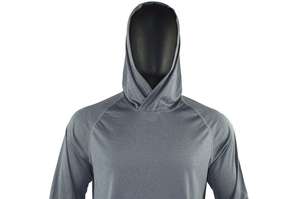 Sudadera cómoda con protección UV para pesca, material de poliéster - Product Image 5