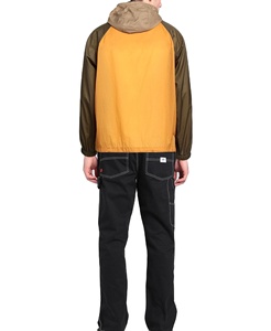Color <b>Block</b> Custom Breathable Lightweight Anorak Jacket Plus Size Wholesale Gym Fitness Nylon Windbreaker Windproof Jacket - Product Image 3
