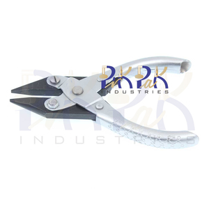 Pince à nez à chaîne parallèle mâchoires lisses sans ressort 125mm bijoux outils de fabrication de bijoux pour montre optique flexion emballage bricolage - Product Image 6