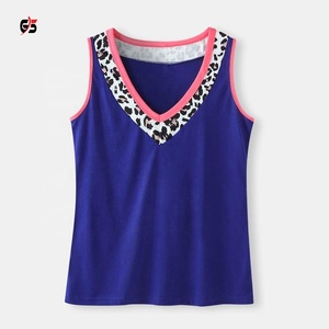 Camisetas sin mangas para mujer, producto más reciente, 100% poliéster, impresión por sublimación, ropa informal para gimnasio y Fitness, moda OEM para mujer - Product Image 4