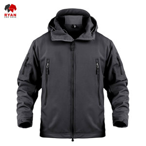 Chaqueta Softshell de Primera Calidad para Hombre, Cierre de Cremallera, Tejido Transpirable, con Logotipo Personalizado, Diseño ODM OEM - Product Image 4