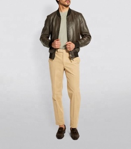 <b>jacket</b> for <b>men</b> 2026 Premium Quality <b>Men's</b> <b>Racer</b> Leather <b>Jacket</b> Wholesale Genuine Leather <b>Jackets</b> for <b>Men</b> - Product Image 2