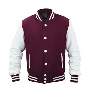 Veste d'hiver classique de style baseball pour hommes, haute qualité, personnalisable, à manches longues avec col montant, style streetwear, vente en gros 2025 - Product Image 5
