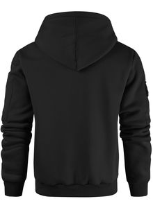 Sudadera con cordón ajustable y media cremallera para un ajuste perfecto, diseño superior personalizado, sudadera ligera y elegante de algodón para hombre y mujer, ropa urbana. - Product Image 3