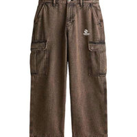 Jean droit en denim selvedge personnalisé pour homme, extensible, délavé, 100 % coton, taille haute, séchage rapide, respirant, grandes tailles